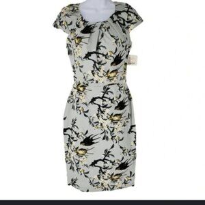 NWOT- “PEONY” FLORAL DRESS WITH BELT DETAIL